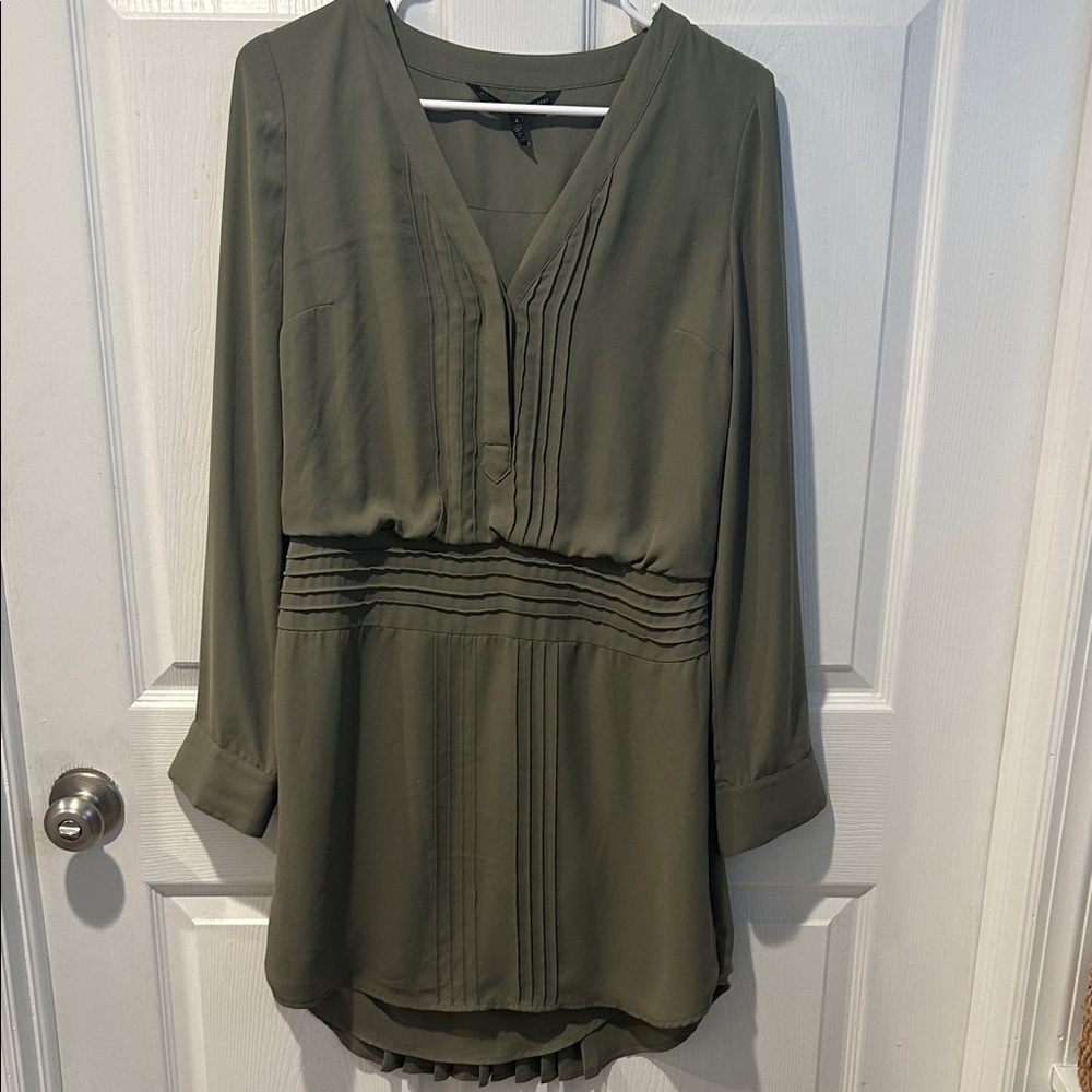 White House Black Market Sage Blouse